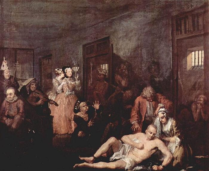 William Hogarth Das Irrenhaus